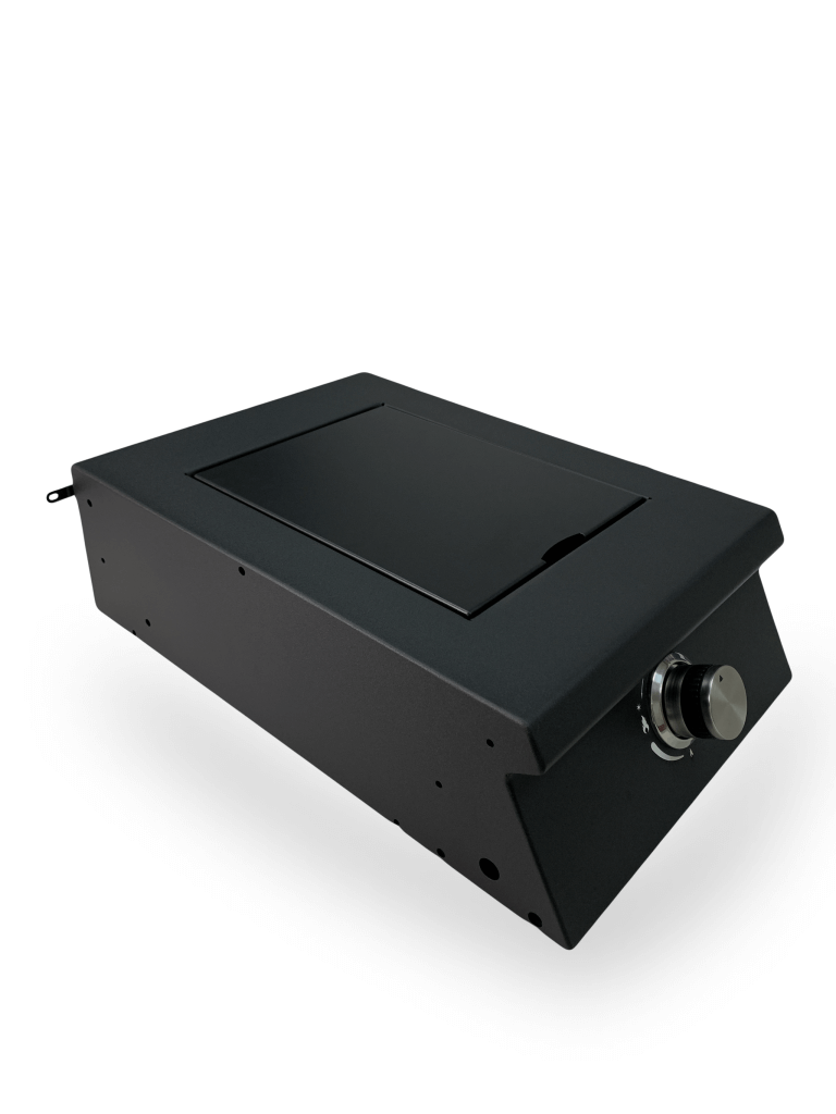 Боковой столик с решеткой и инфракрасной горелкой (термостойкая краска)