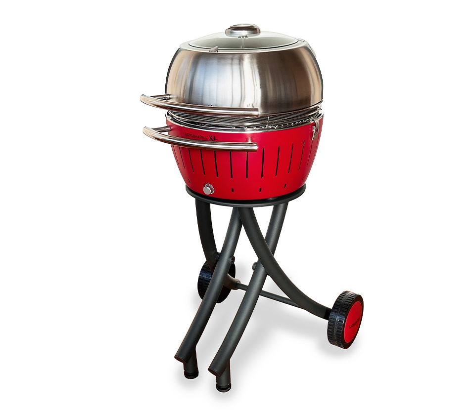 Угольный гриль LotusGrill XL Garden-Set Blazing Red