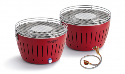 Газовый гриль LotusGrill Hybrid Classic Blazing Red