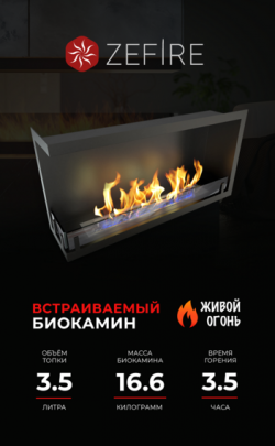 БИОКАМИН УГЛОВОЙ STANDART 900 ПРАВЫЙ/ЛЕВЫЙ
